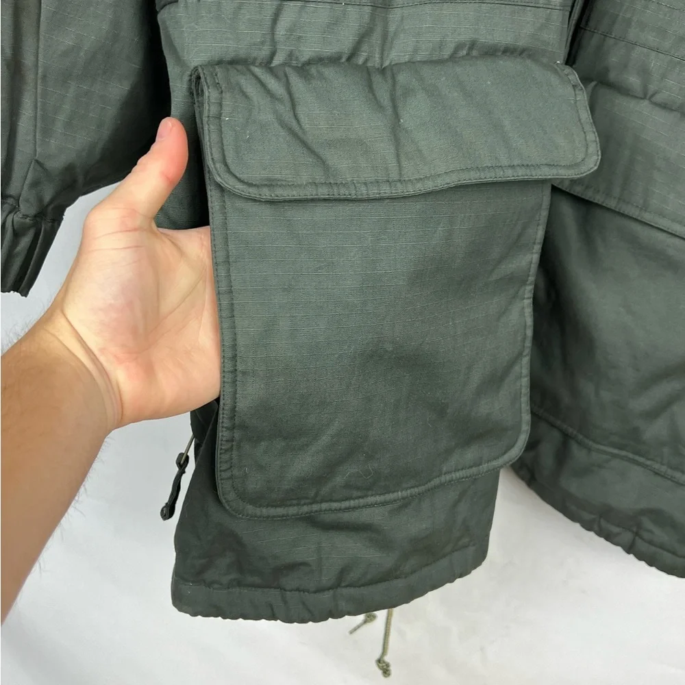 Willis & Geiger Military Ripstop Utility Cargo Hooded Parka Men’s L Heavyweight - Picture 7 of 16